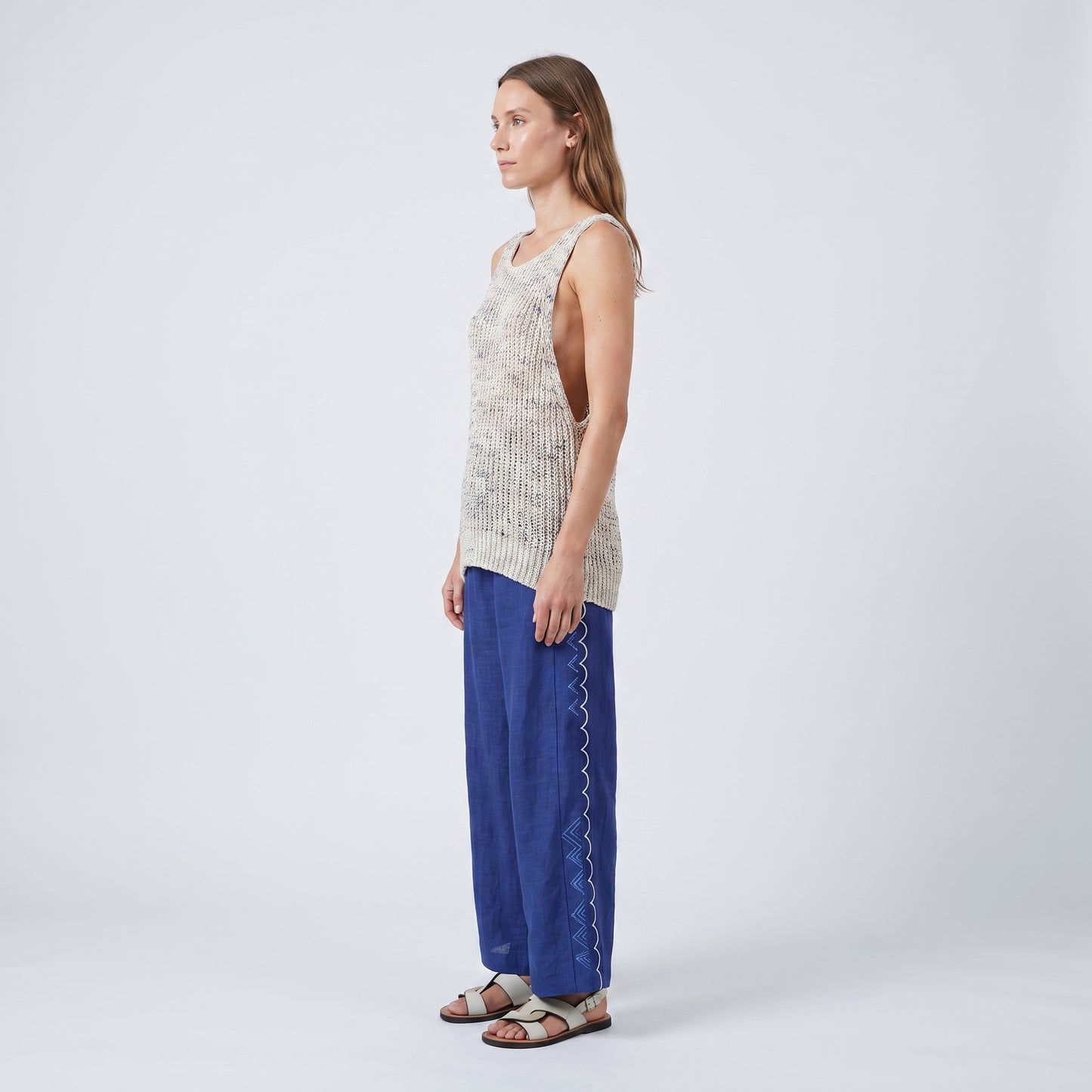 Melange Chunky Knit Top