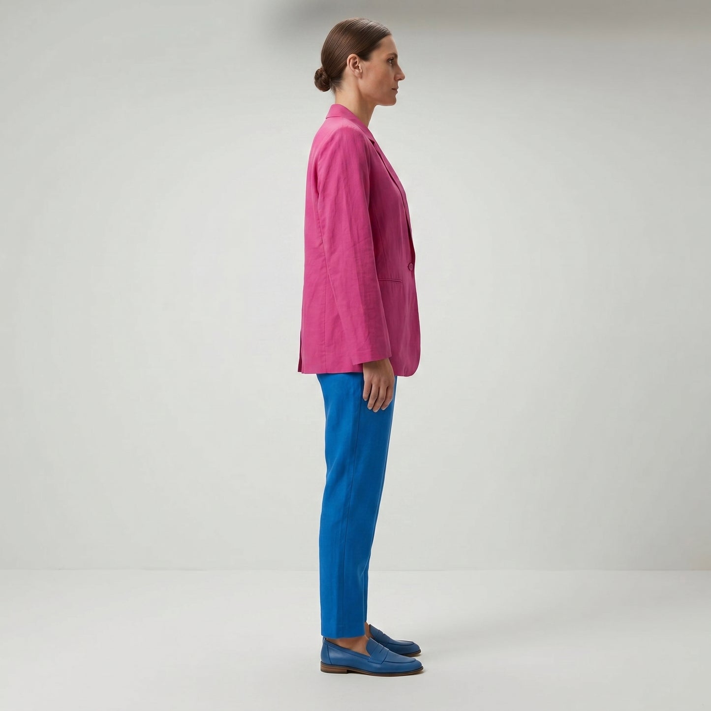 Vibrant Pink Tailored Blazer