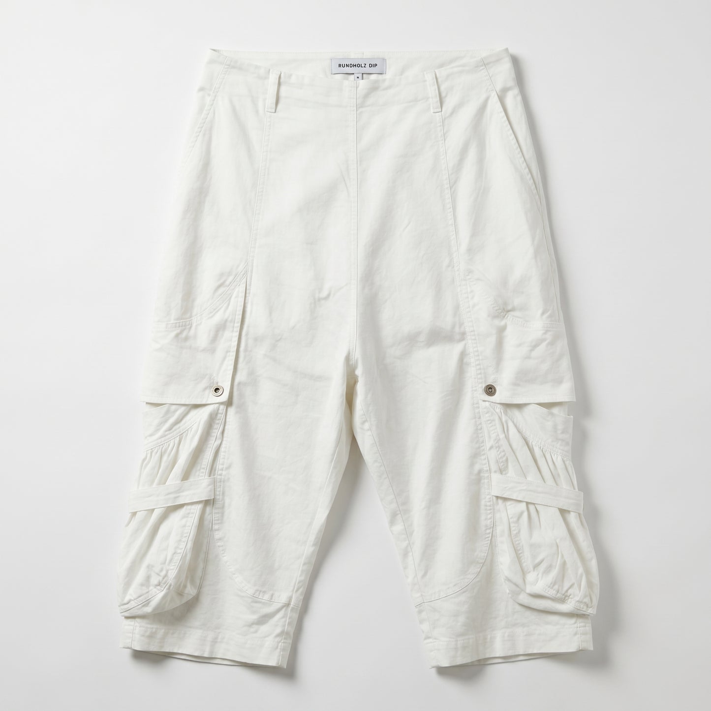 Off-White Cropped Cargo Trousers