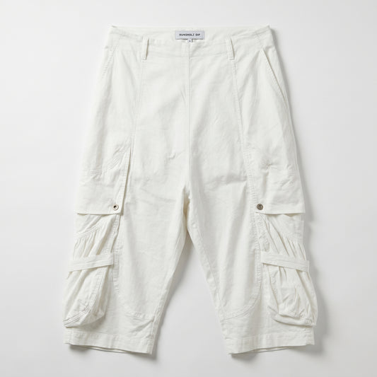 Off-White Cropped Cargo Trousers