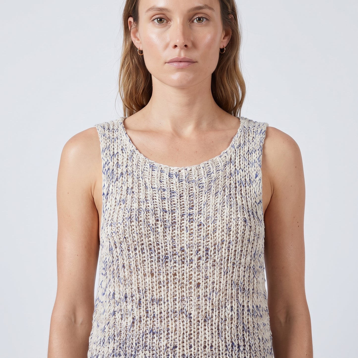 Melange Chunky Knit Top