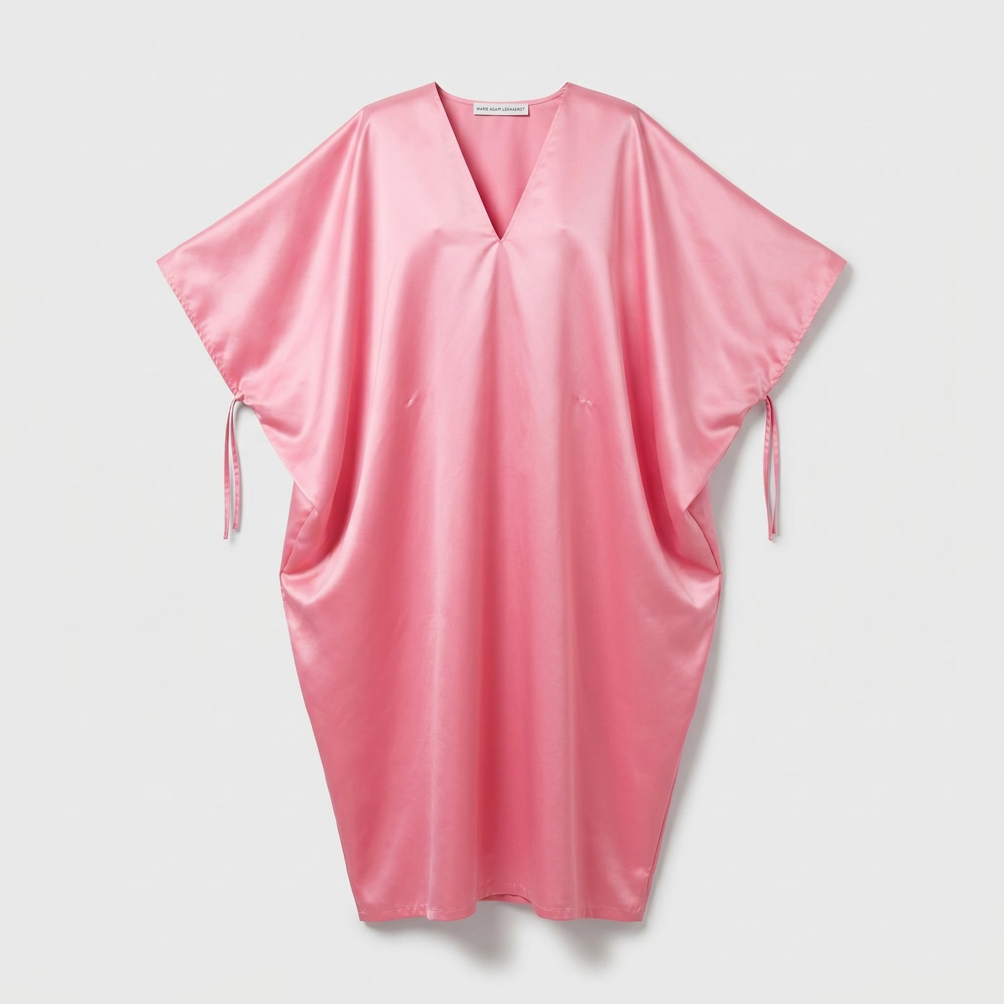 Pink Silk Kaftan Dress
