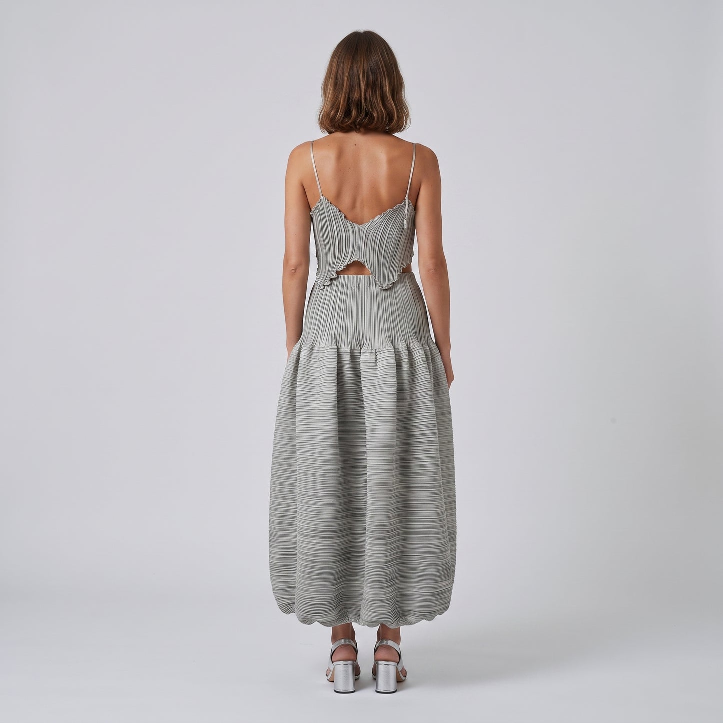 Pleated Asymmetric Cami Top