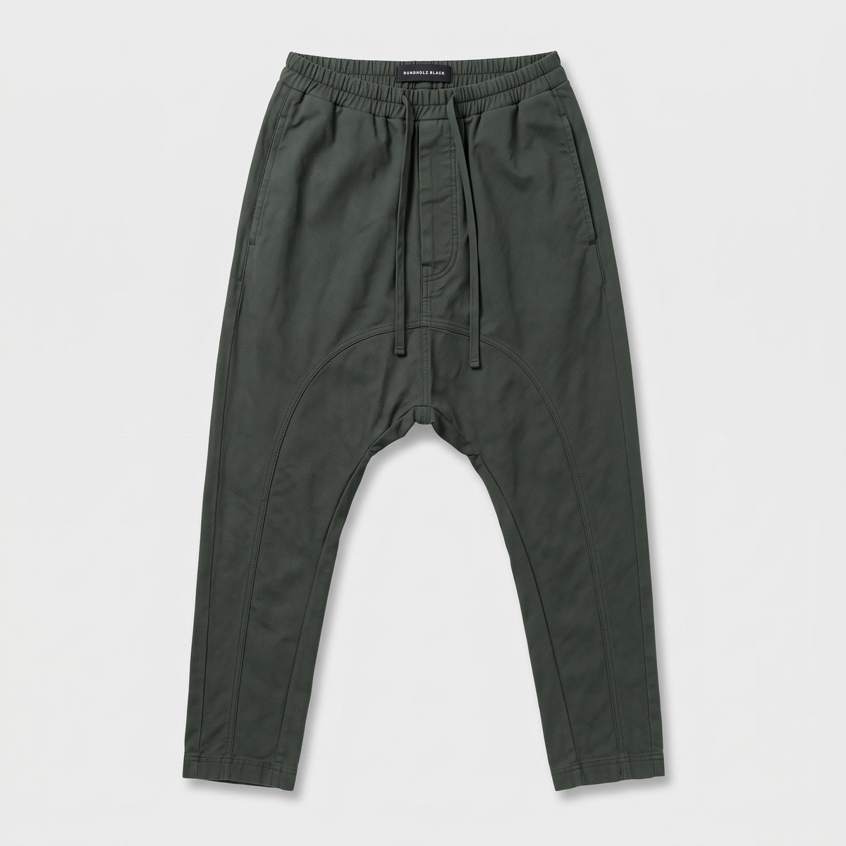 Dropped Crotch Drawstring Trousers