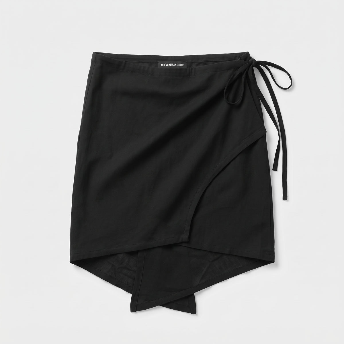 Asymmetric Wrap Mini Skirt