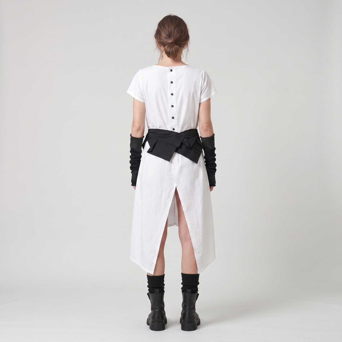 Asymmetric Cotton Tunic Dress