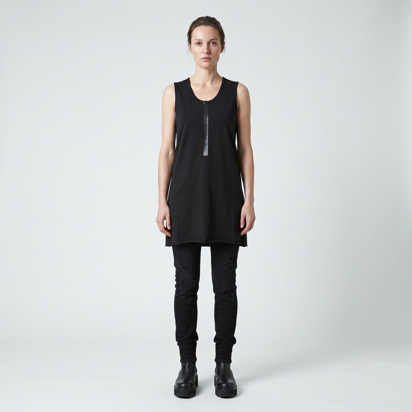 Minimalist Sleeveless Cotton Tank