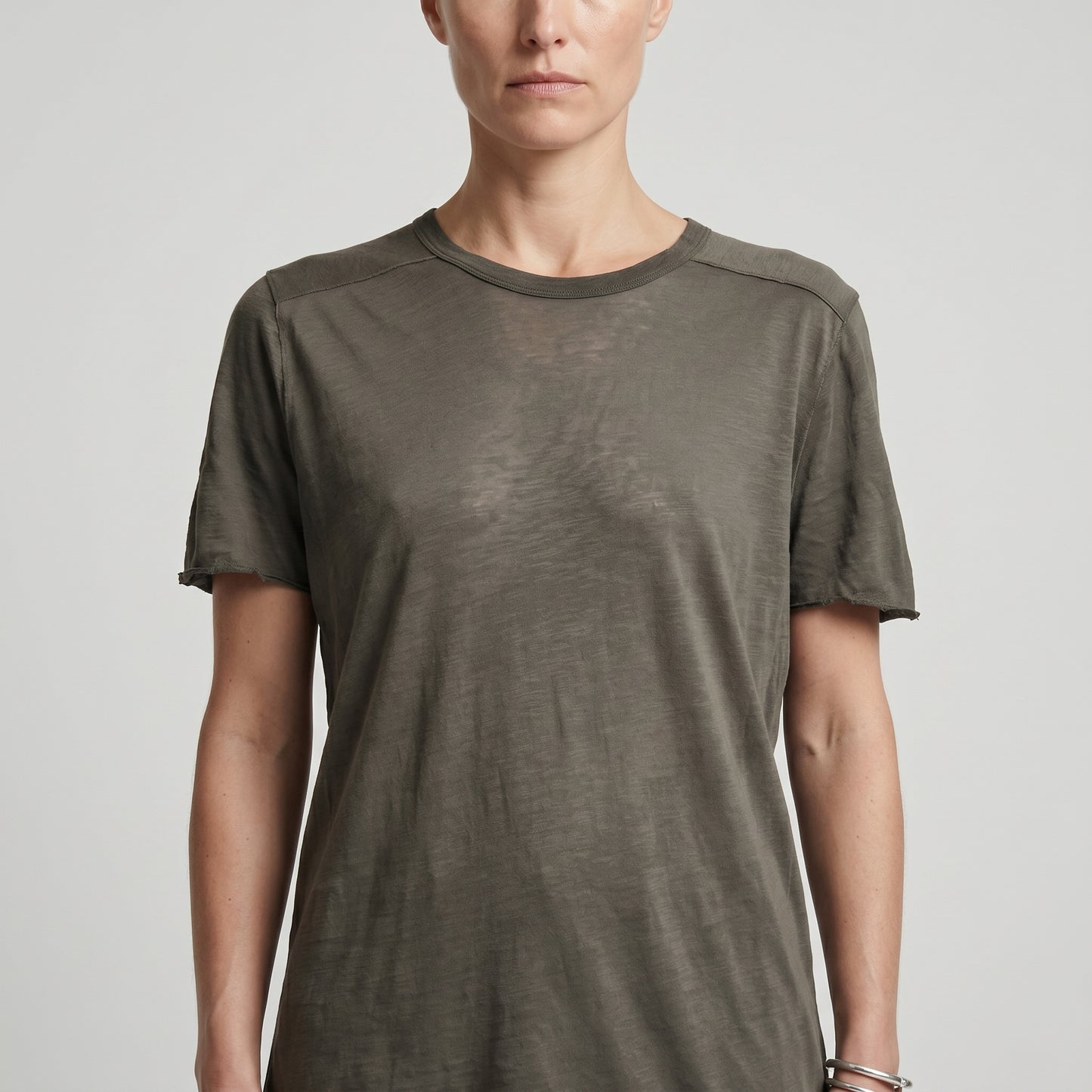 Minimalist Slub Cotton T-Shirt