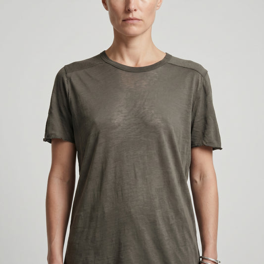 Minimalist Slub Cotton T-Shirt
