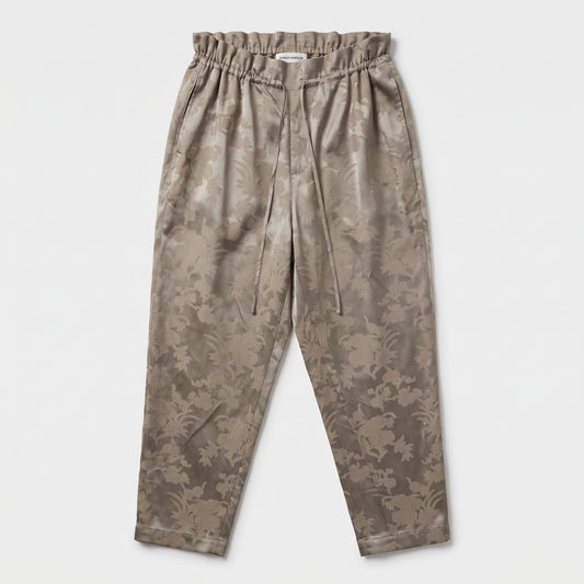 Floral Print Paperbag Waist Trousers