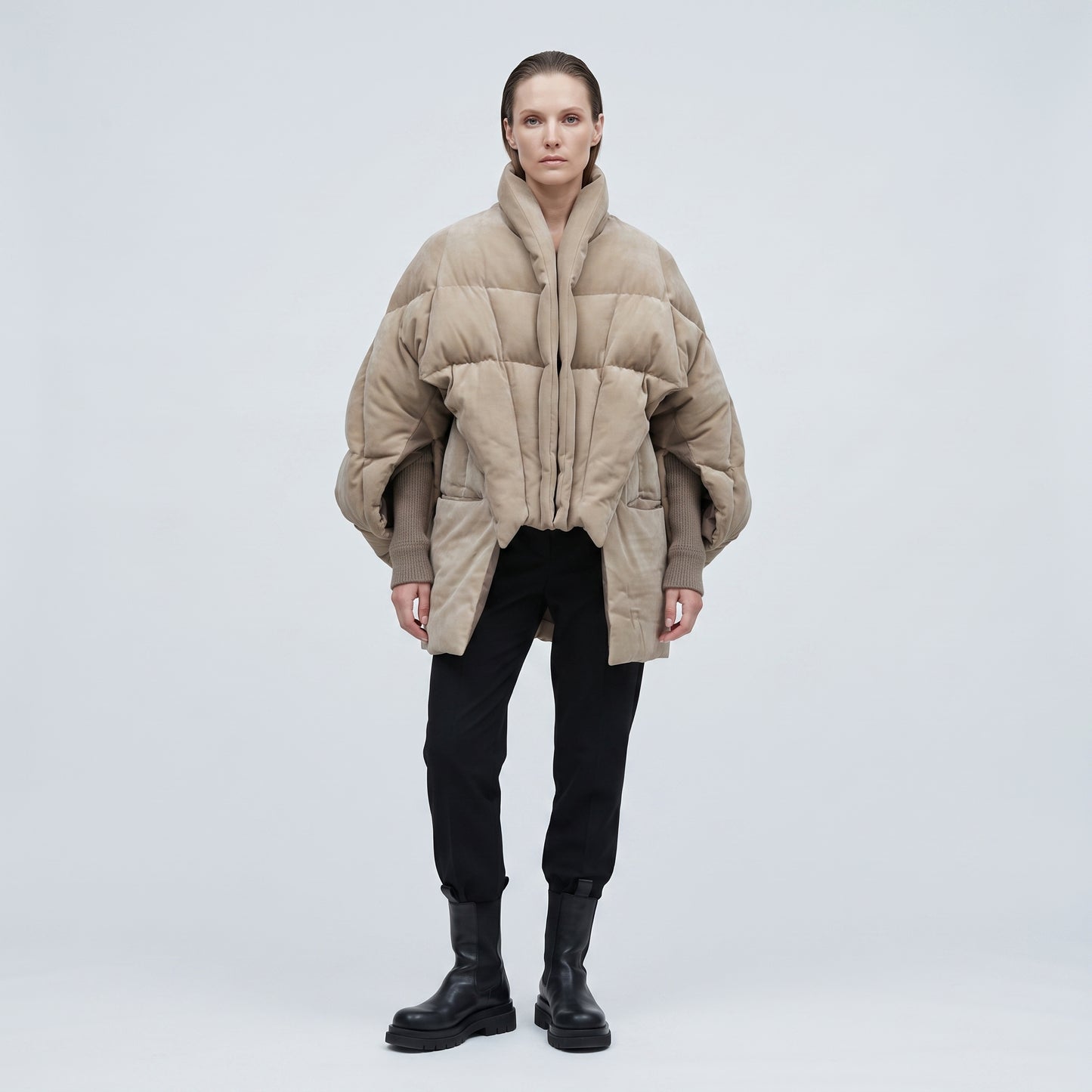 Velvet Puffer Jacket