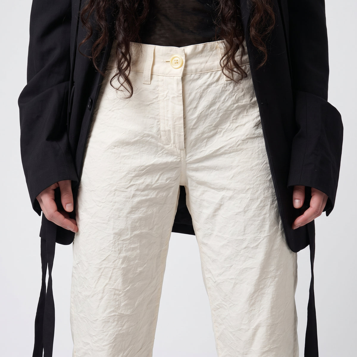 Classic Tailored Zip-Cuff Trousers