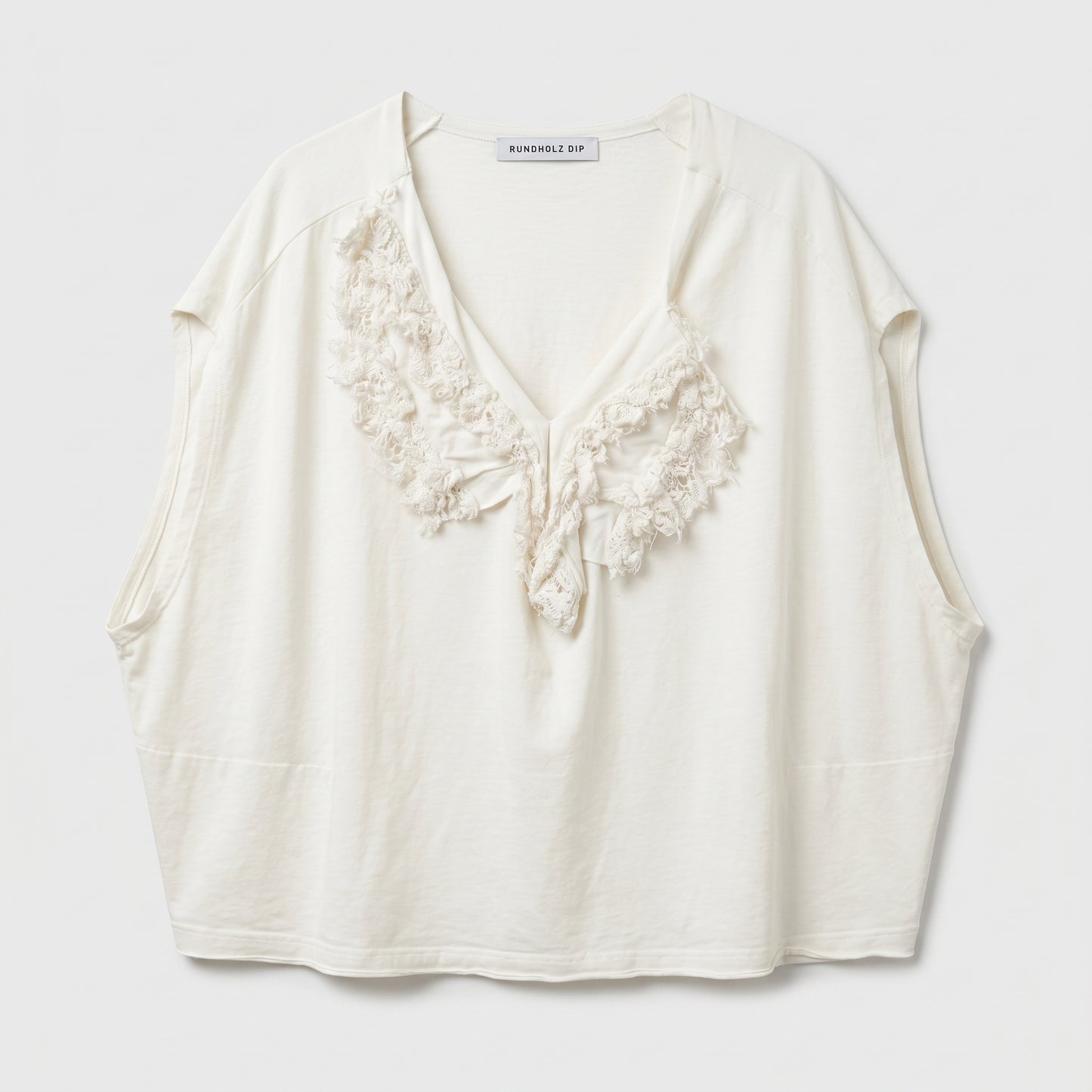 Fringe Embellished V-Neck Top