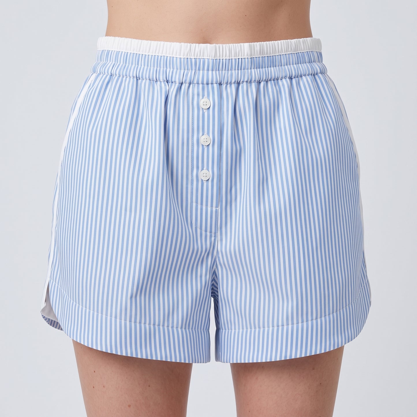 Striped Cotton Boxer Shorts