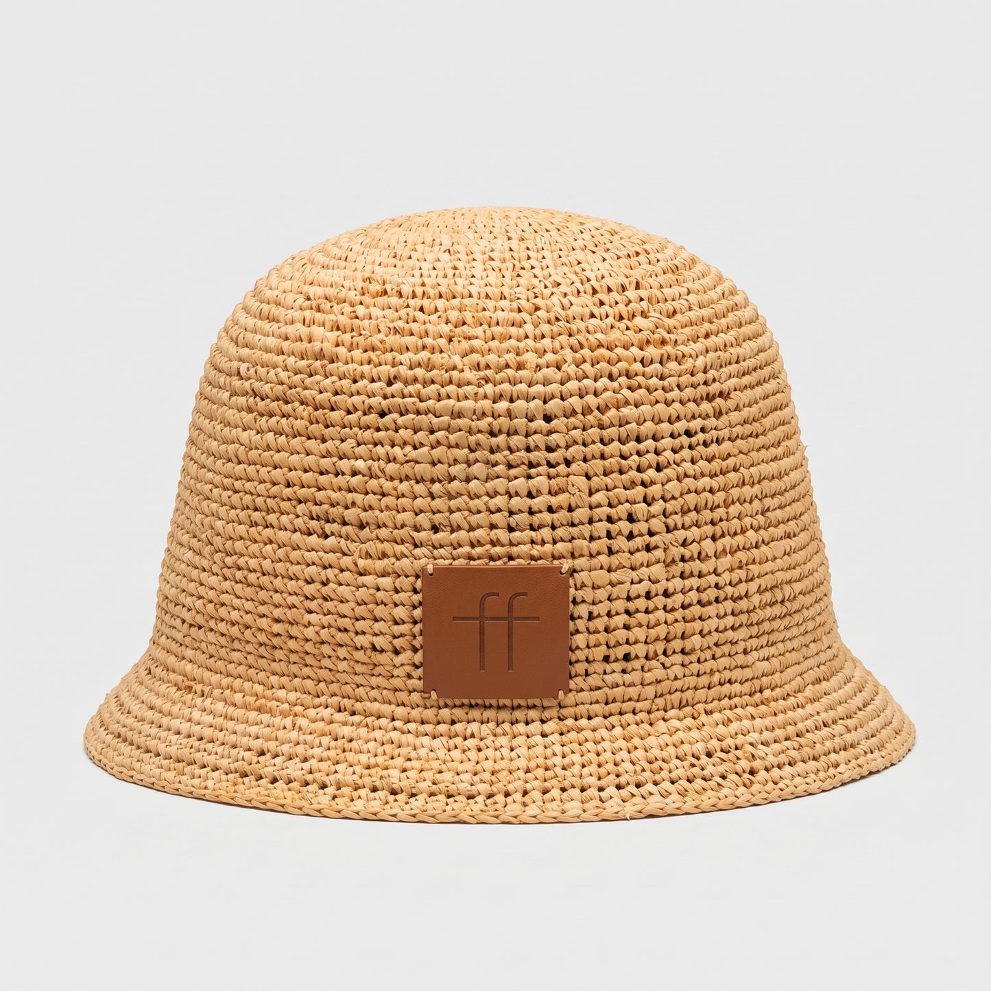 Woven Raffia Bucket Hat