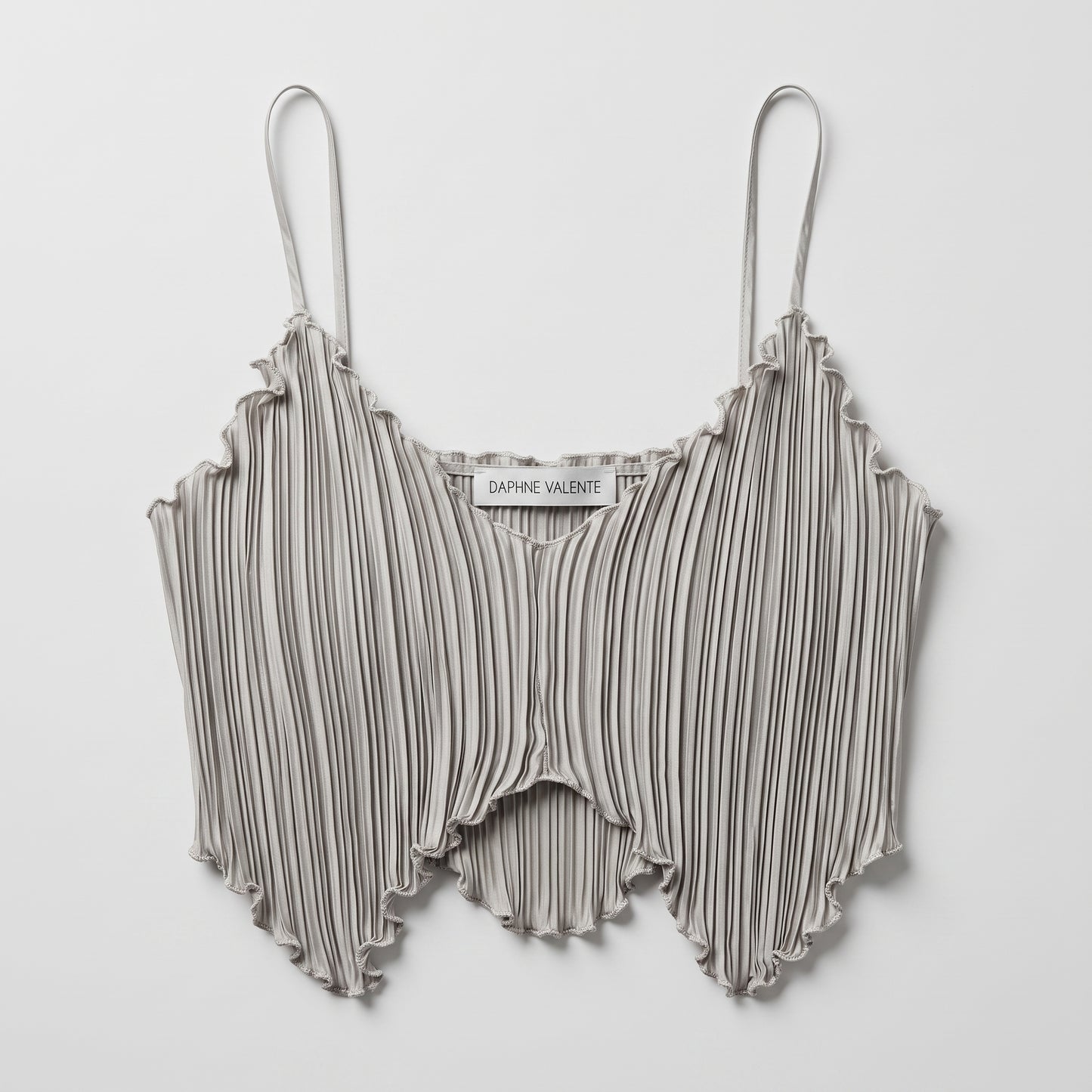Pleated Asymmetric Cami Top