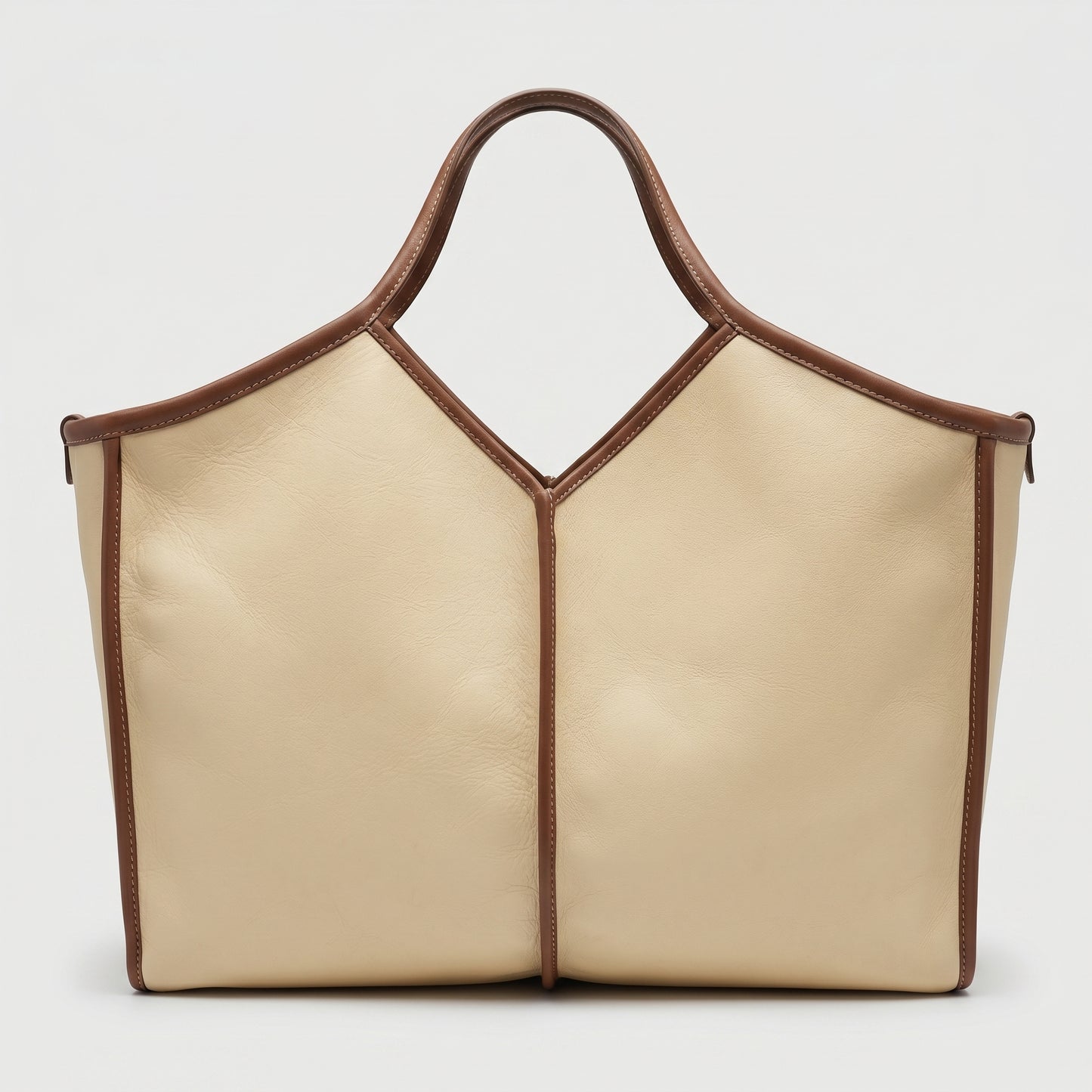 Calella Squared Leather Tote