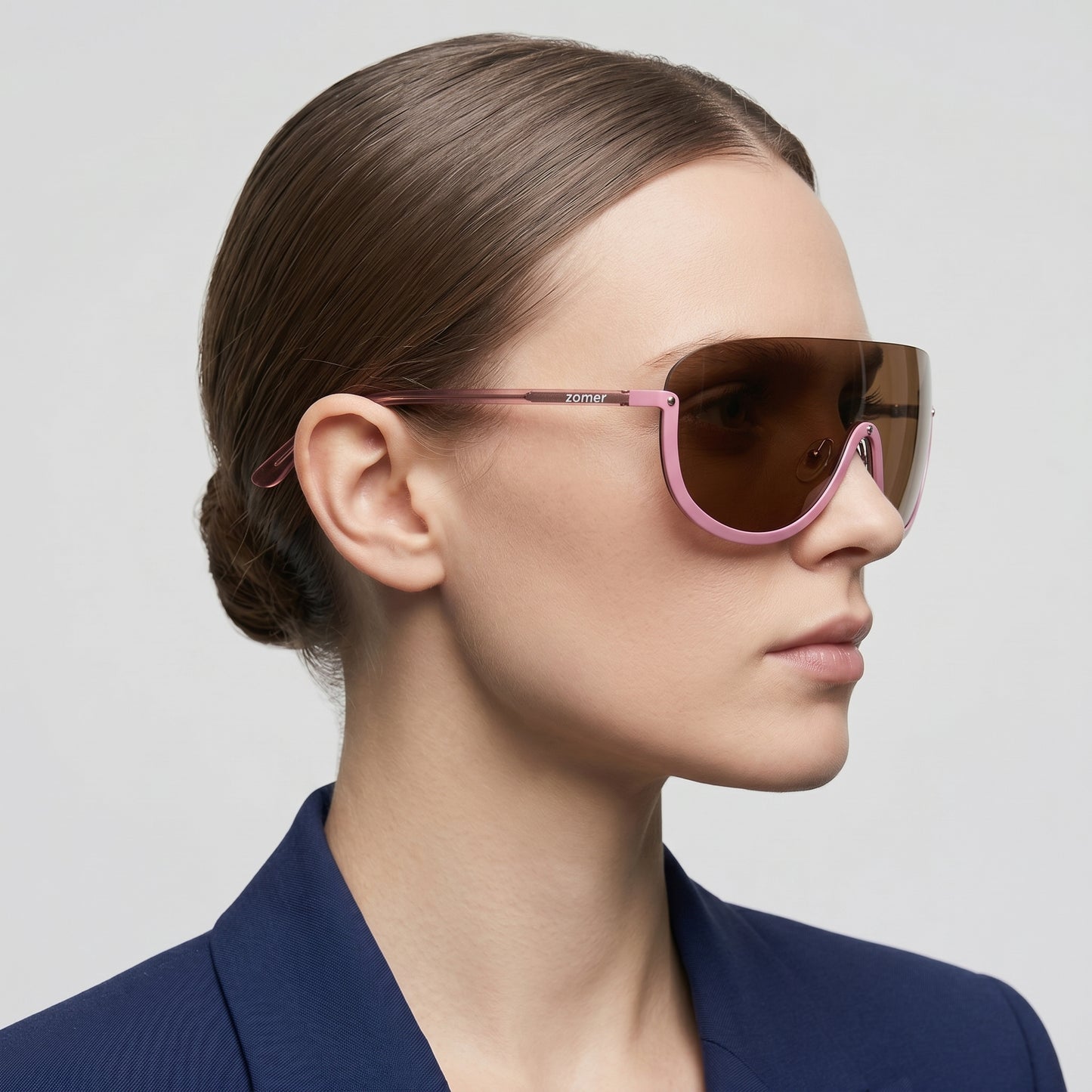 Futurist Pink Shield Sunglasses