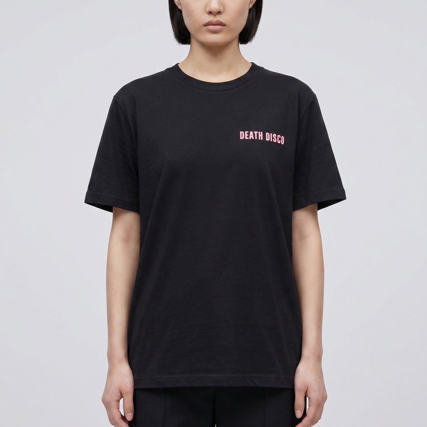 Graphic Print Cotton Crewneck Tee