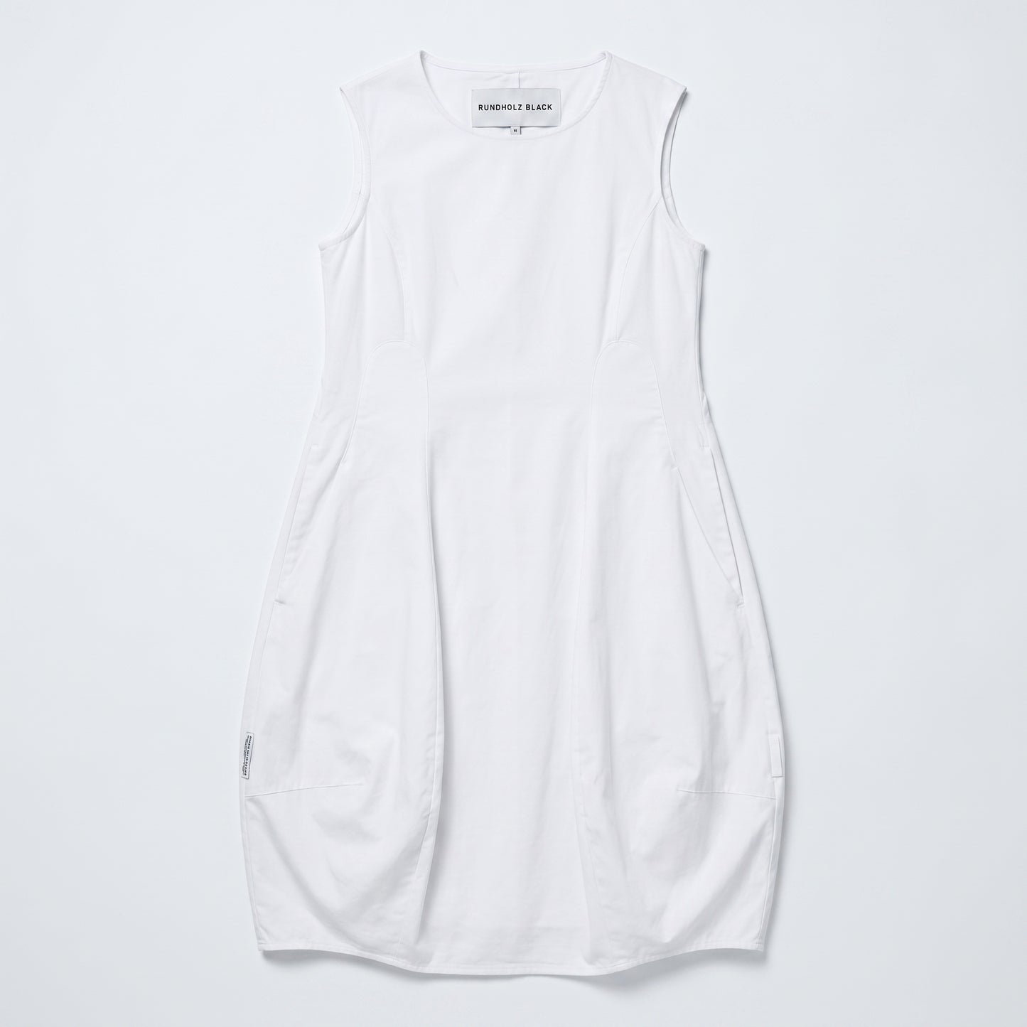 Minimalist Sleeveless White Dress