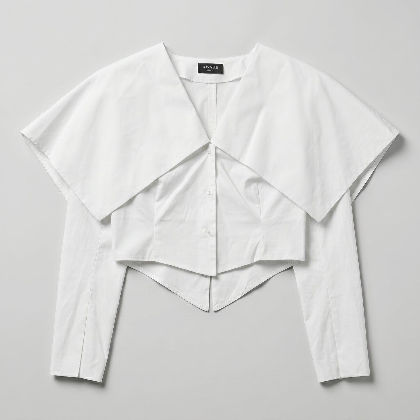 Architectural Collared Cotton Shirt