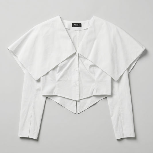 Architectural Collared Cotton Shirt