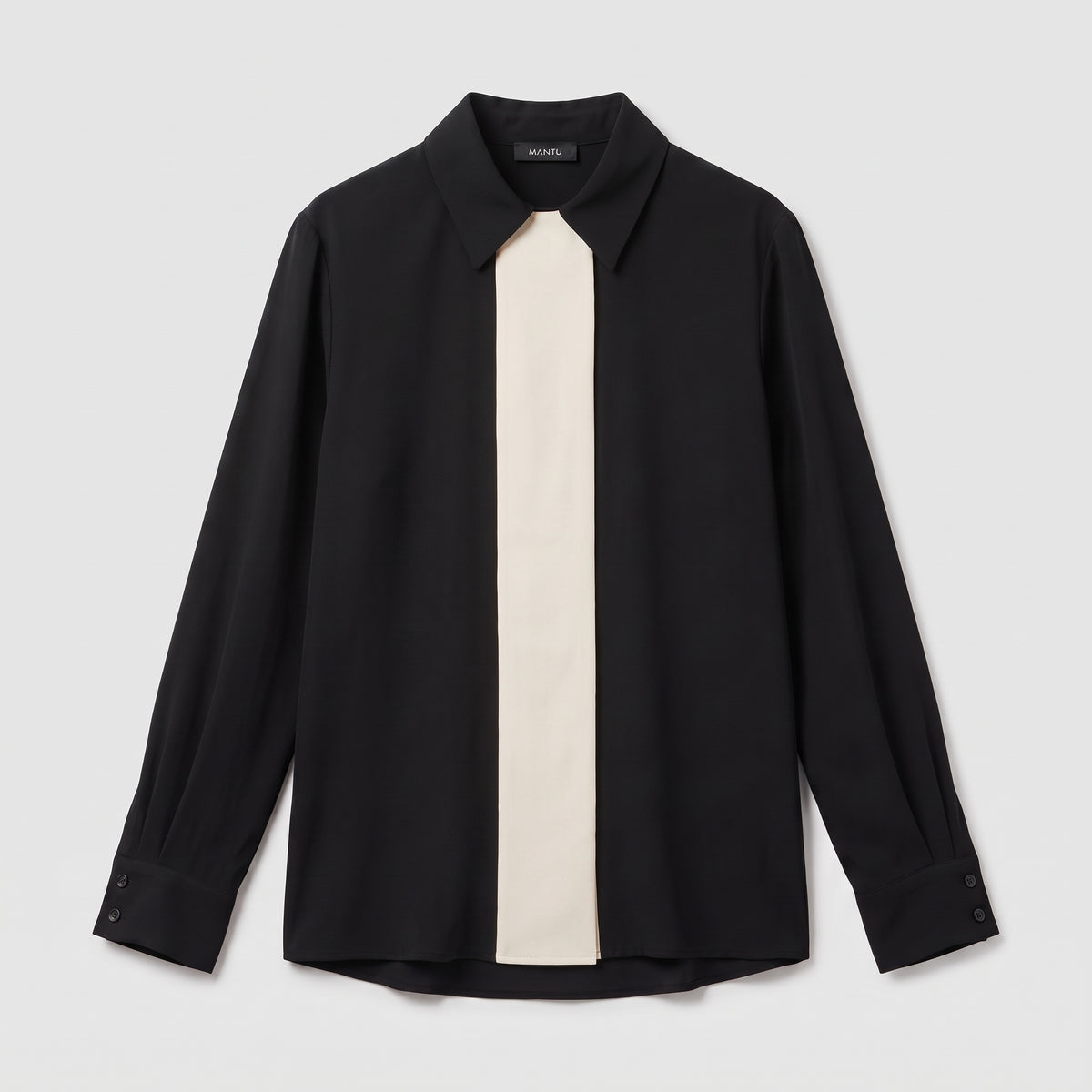 Colorblock Long Sleeve Blouse