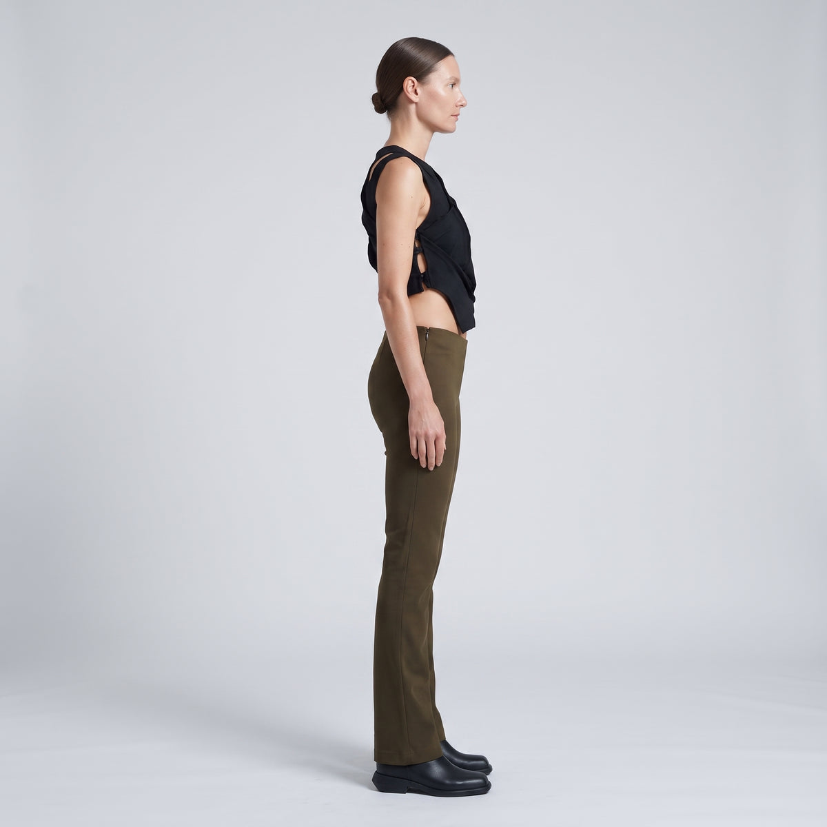 Tailored Olive Slim Trousers