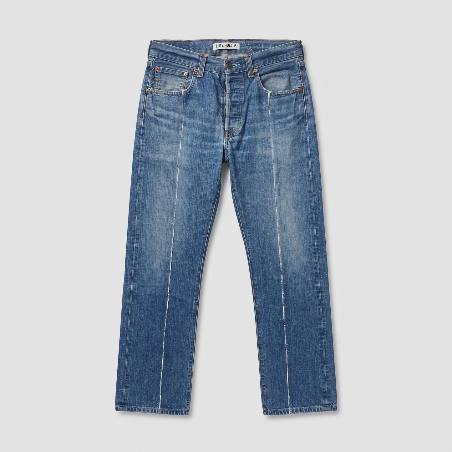 Classic Straight Leg Denim Jeans