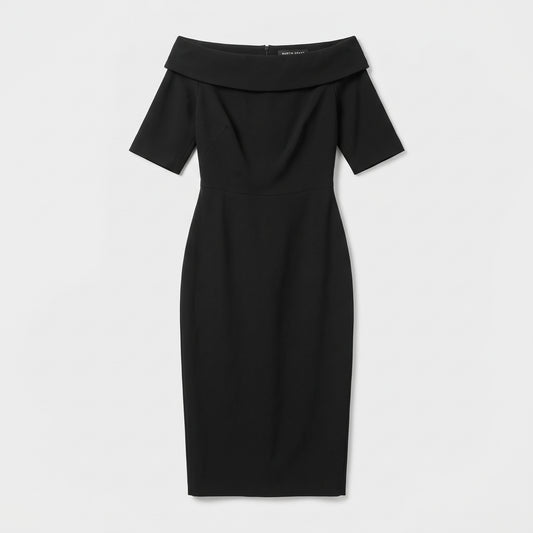 Elegant Black Off-Shoulder Dress