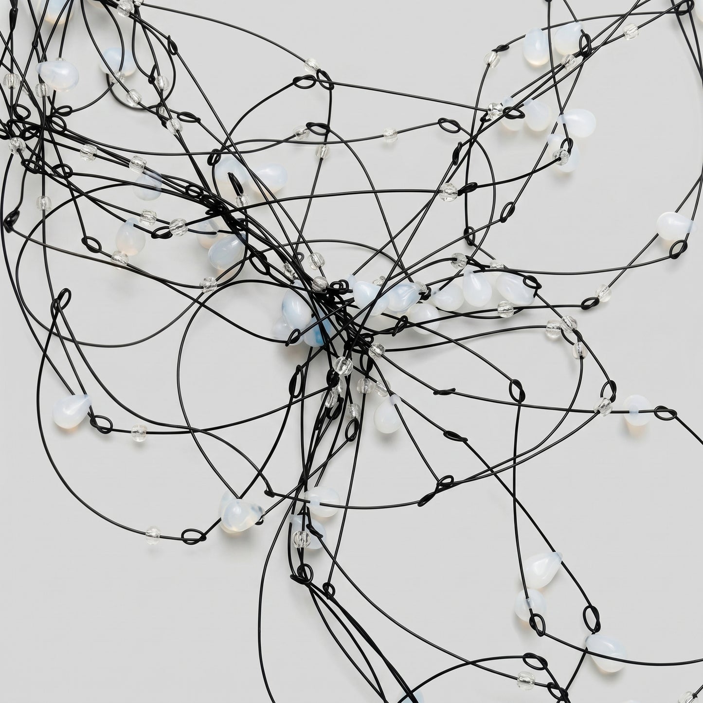 Artisanal Sculptural Wire Necklace