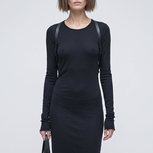 Essential Long Sleeve Shift Dress