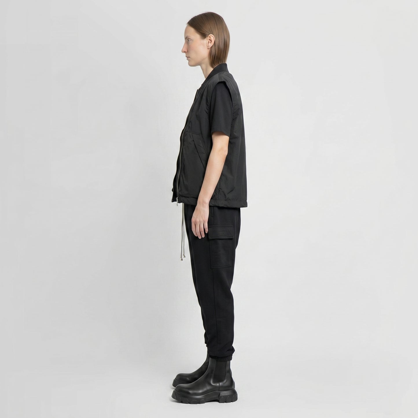 Dropped Crotch Drawstring Sweatpants