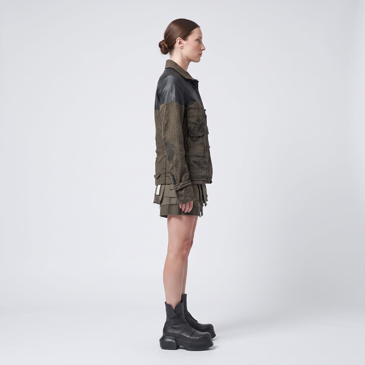 Utility Patchwork Field Jacket