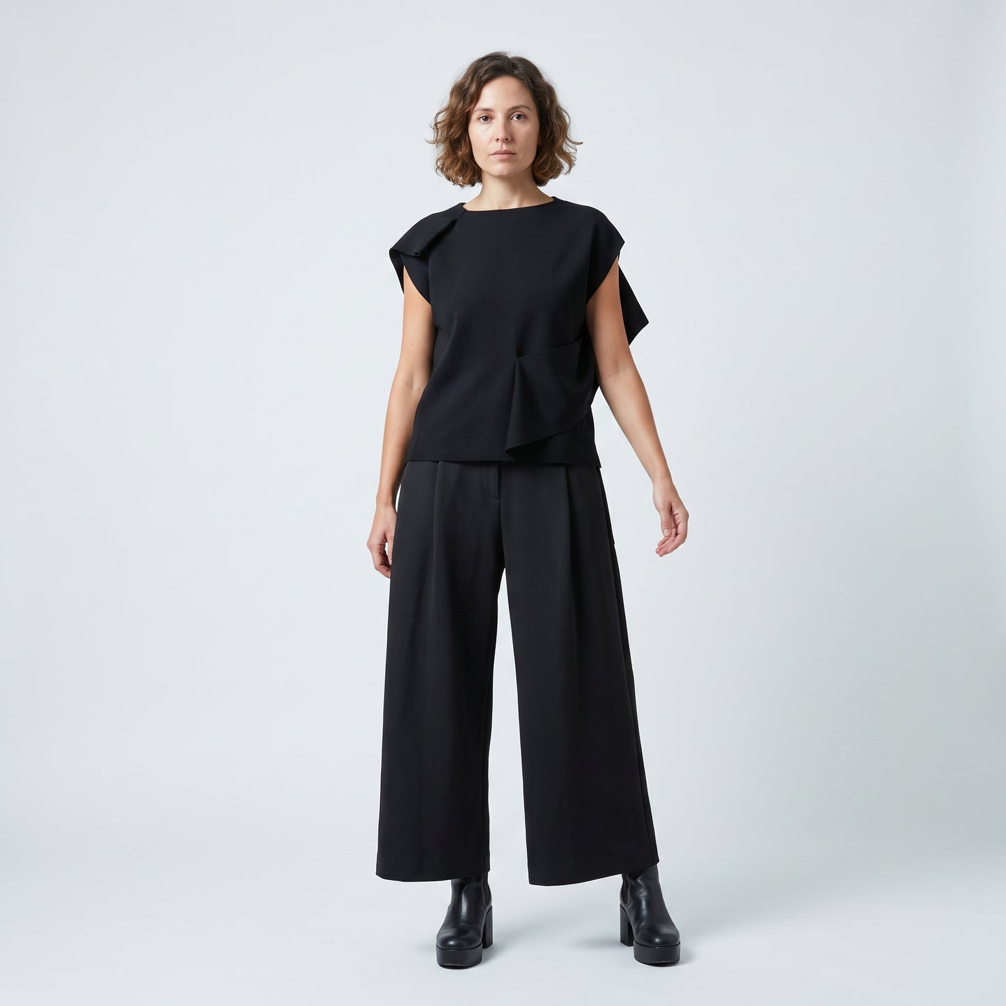 Architectural Asymmetrical Structured Top