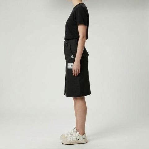 Tailored Front Slit Skort