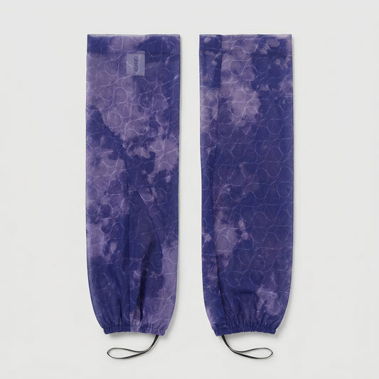 Sheer Patterned Blue Arm Sleeves