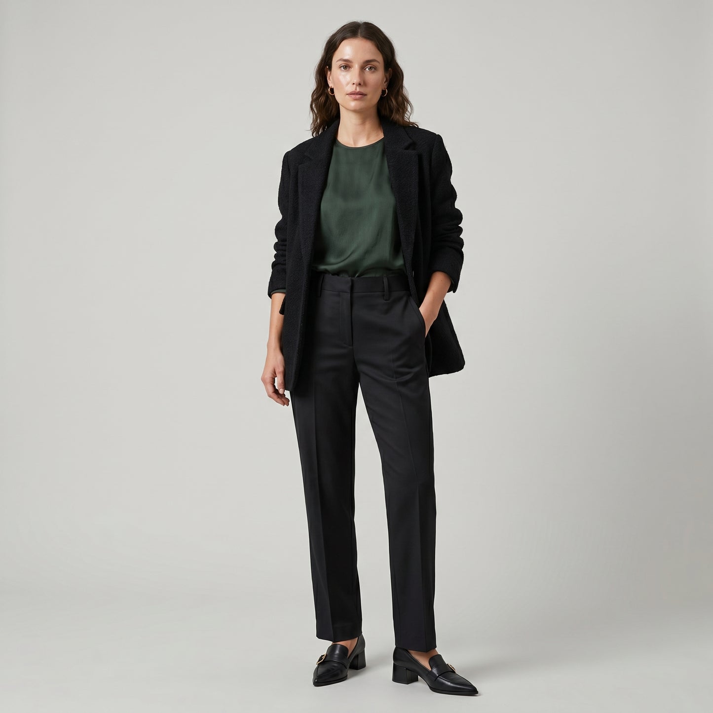 Classic Black Tailored Trousers