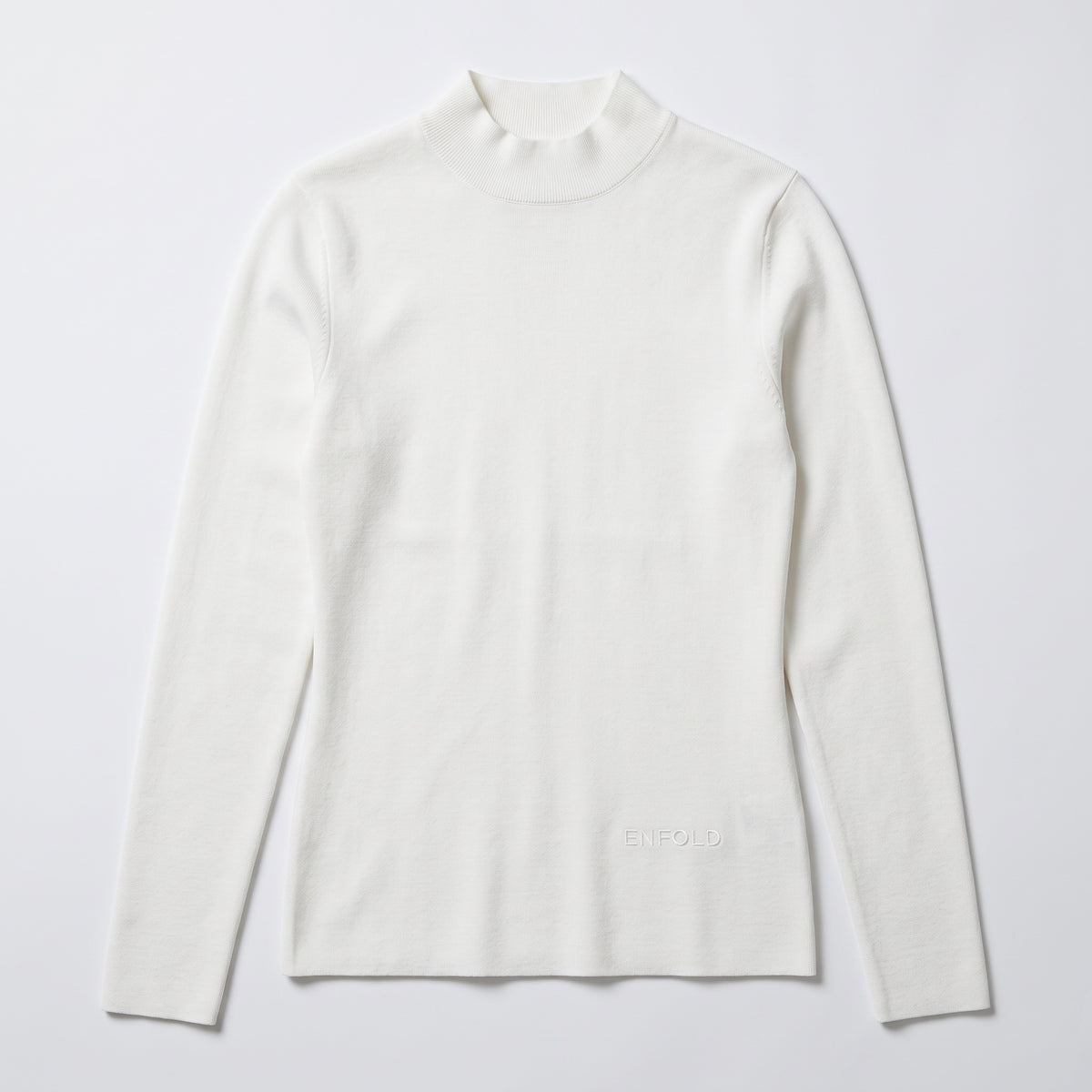 Minimalist Mock Neck Knit Top