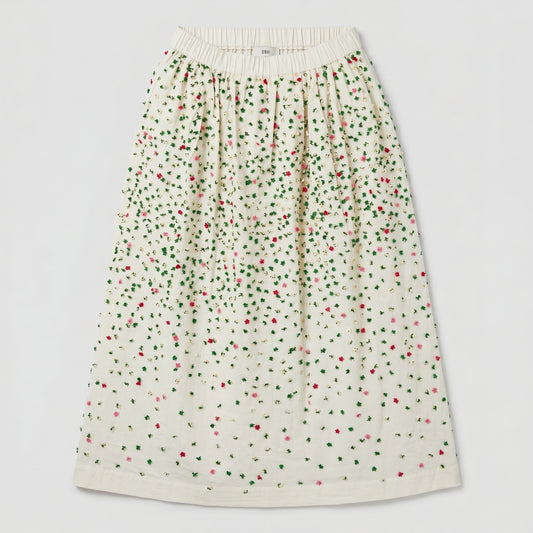 Floral Print Midi Skirt