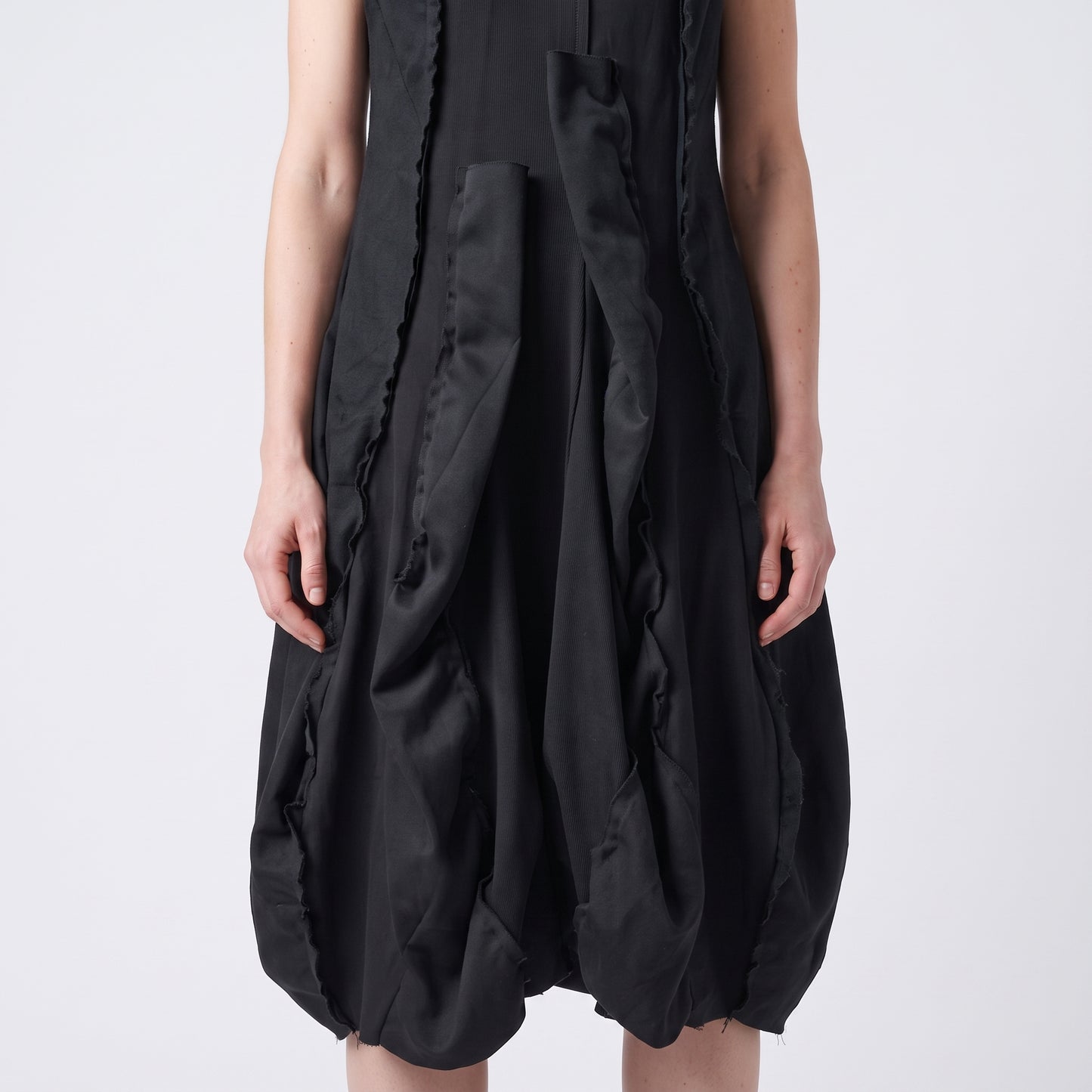 Structured Ruffled Sculptural Vest