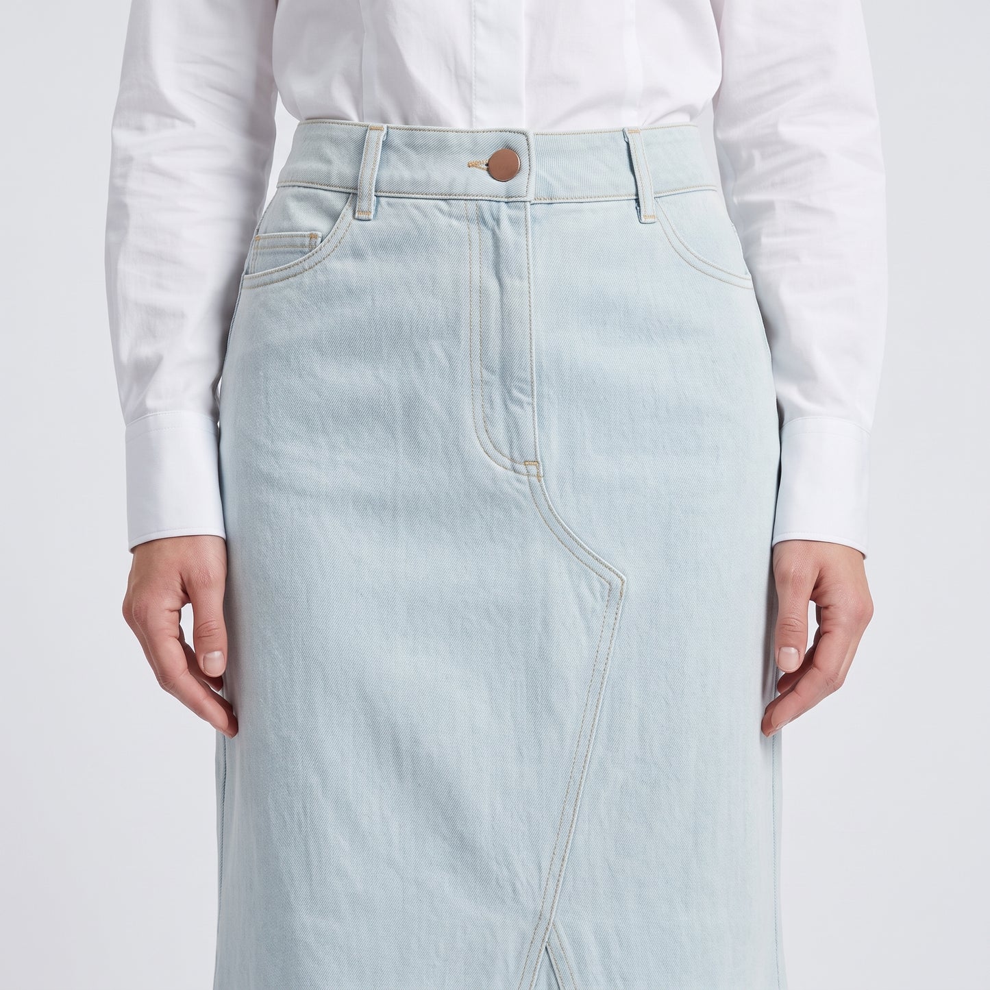 Lightwash Denim Mermaid Skirt