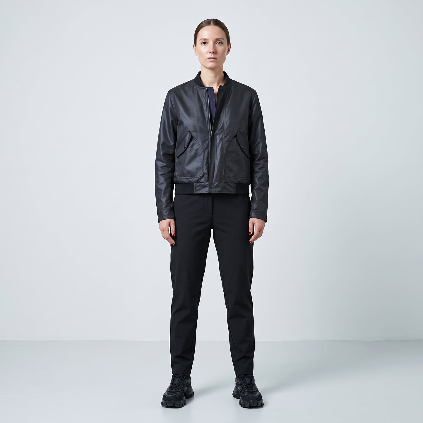 Modern Technical Bomber Jacket