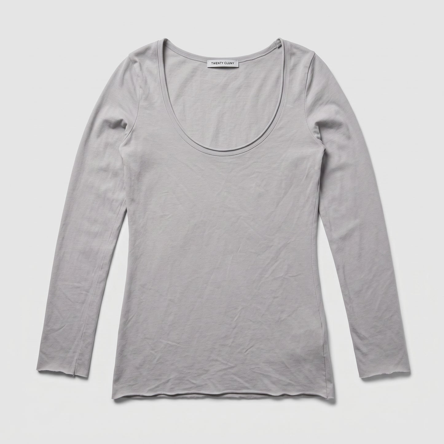 Essential Grey Scoop Neck Tee