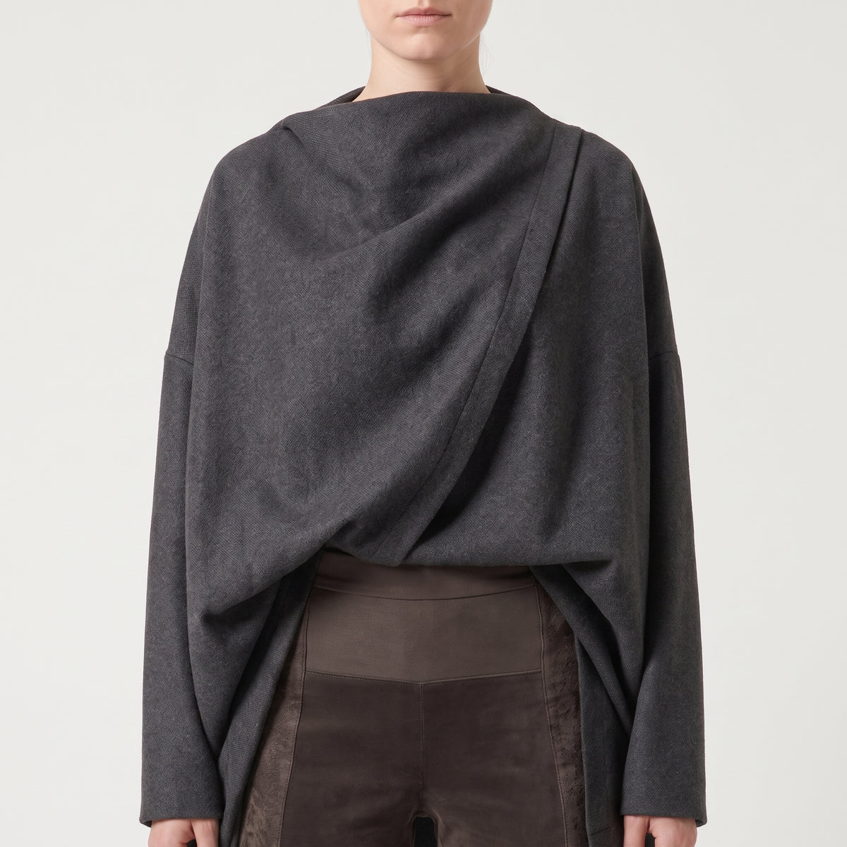 Textured Panel Slim Fit Trousers