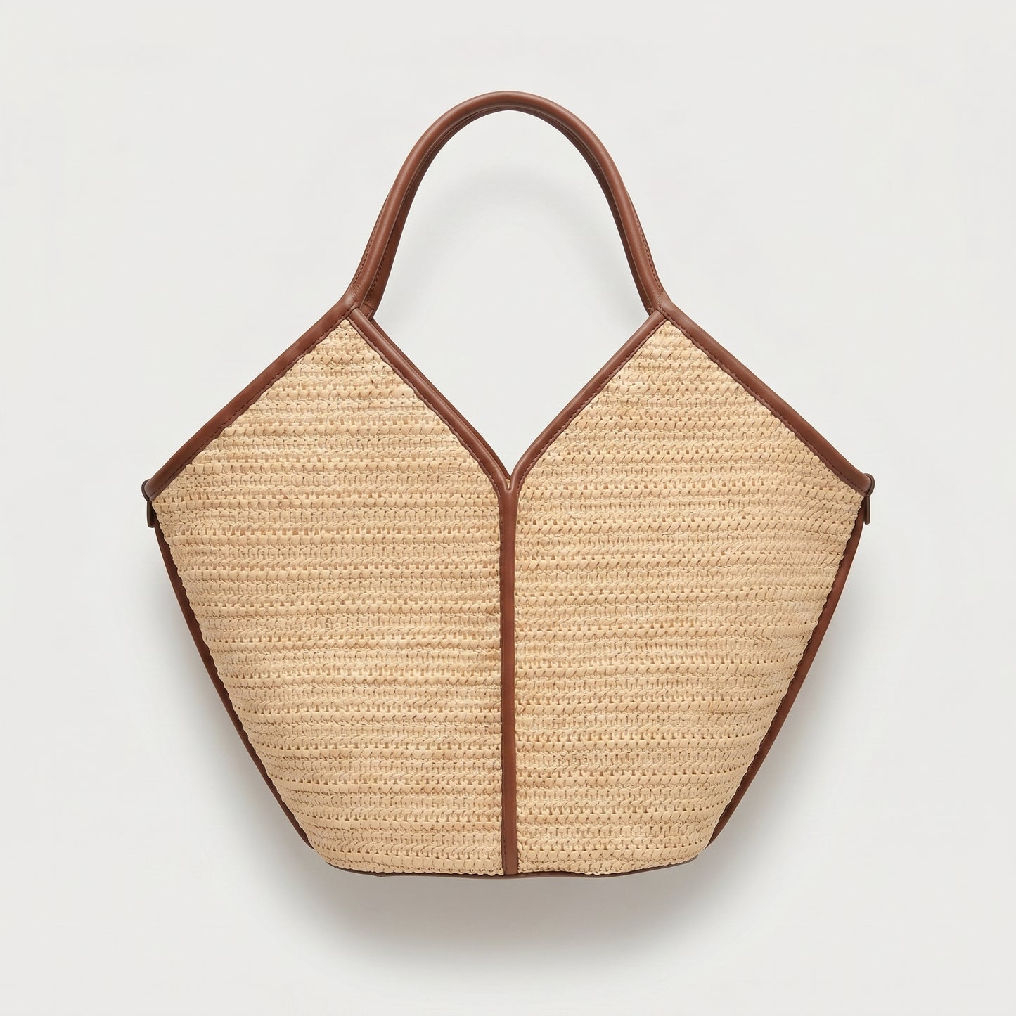 Woven Raffia Tote Bag