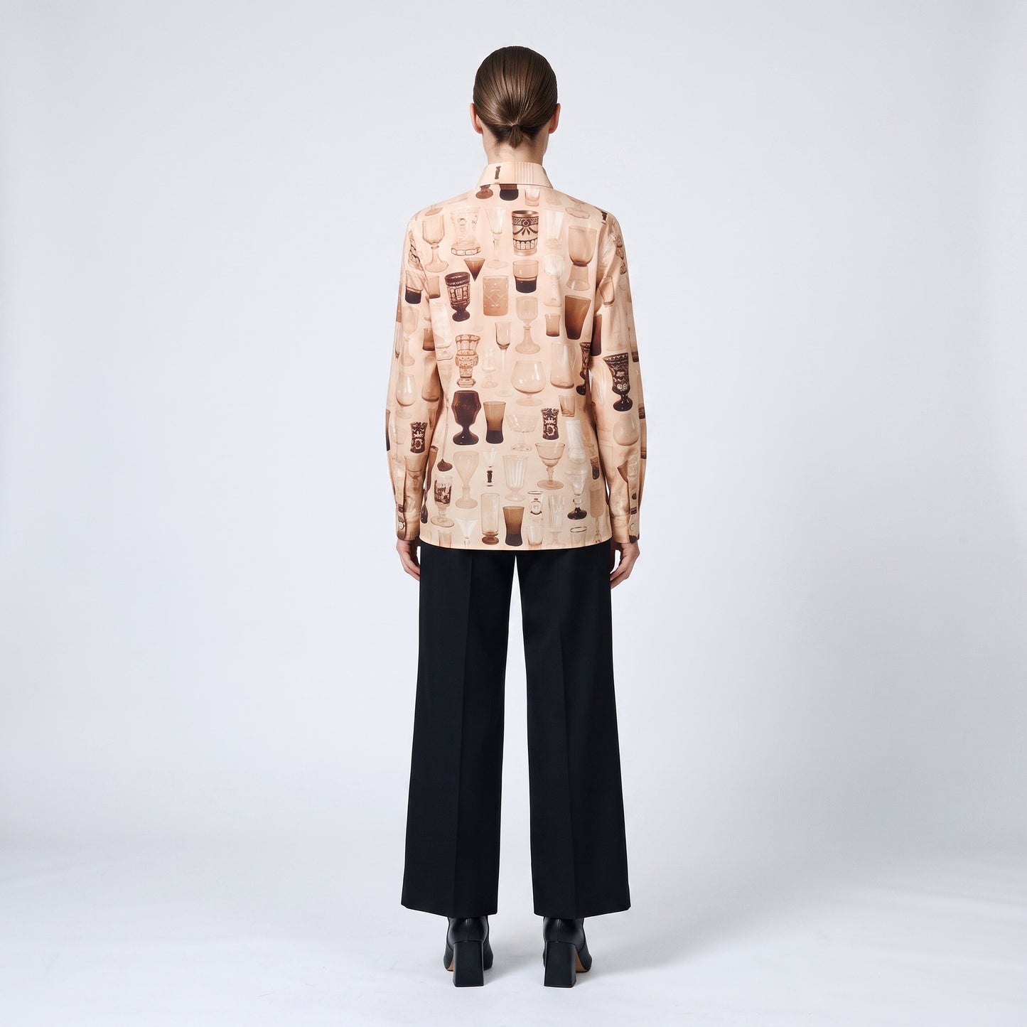 Graphic Print Long-Sleeve Shirt