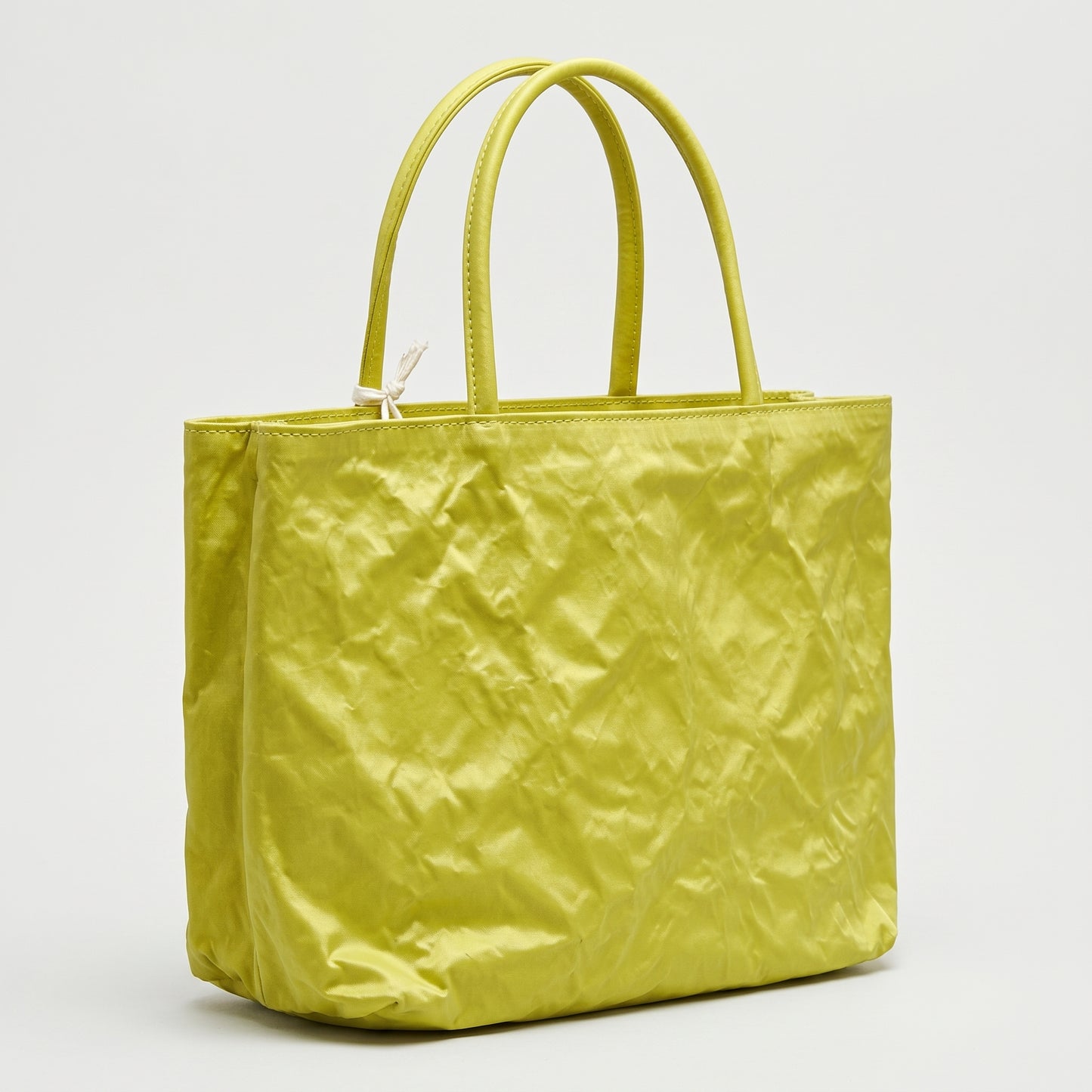Crinkled Chartreuse Tote Bag