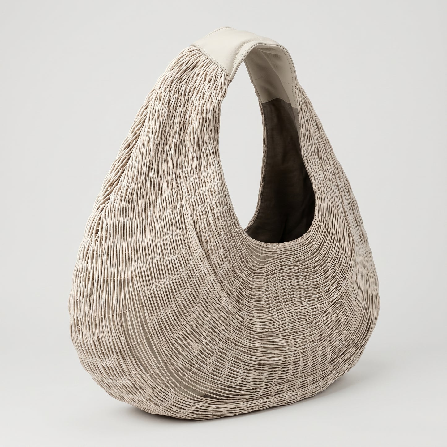 Bivalda Wide Woven Shoulder Bag