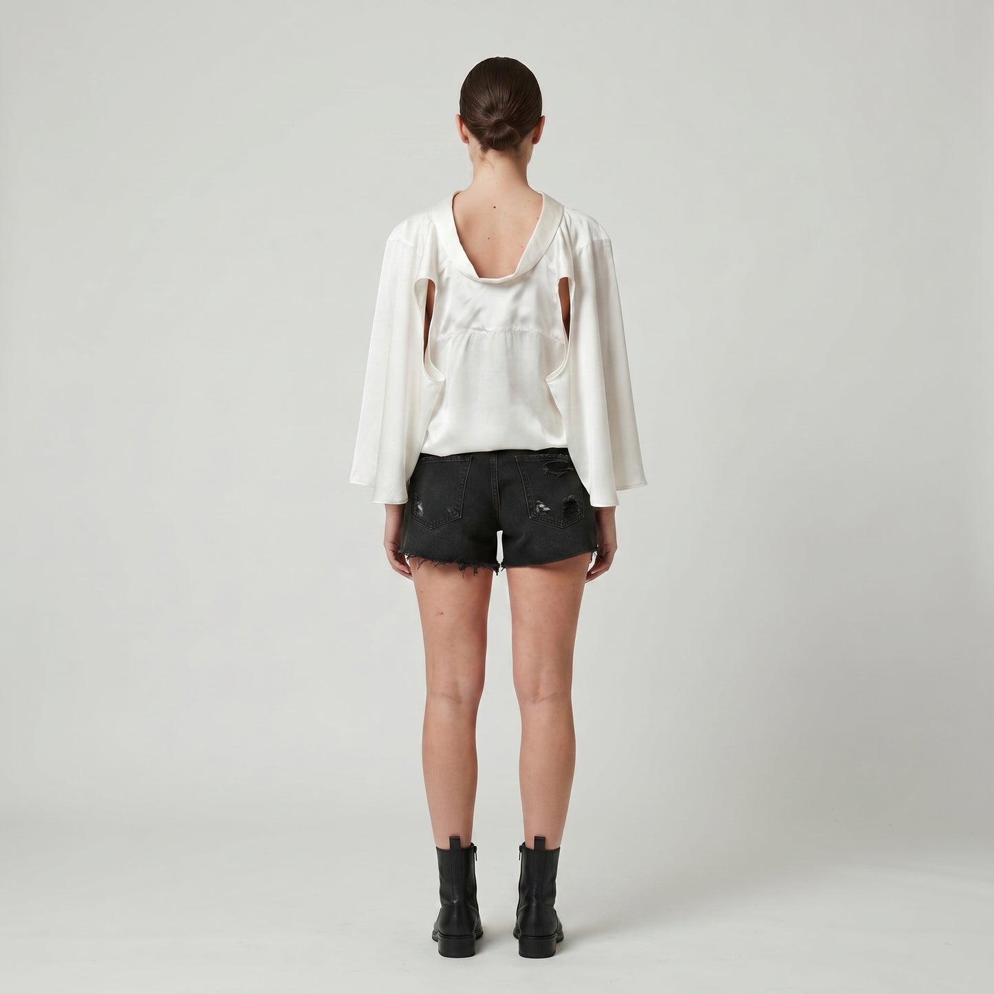 Elegant Sleeveless Satin Blouse
